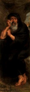 Peter Paul Rubens - Heraclitus - P001680 - Museo del Prado. Free illustration for personal and commercial use.