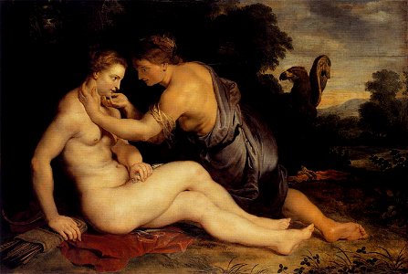 Peter Paul Rubens - Jupiter and Callisto - WGA20285. Free illustration for personal and commercial use.