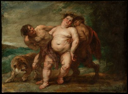 Peter Paul Rubens - Drunken Bacchus with Faun and Satyr - 79.164 - Museum of Fine Arts