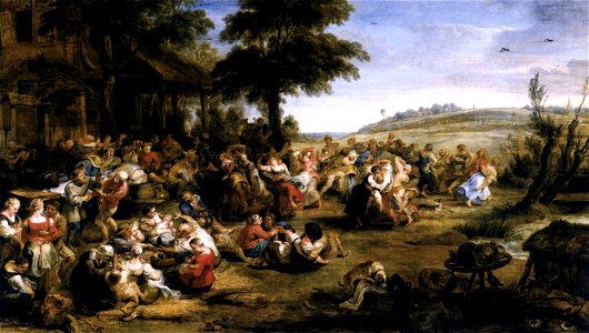 Peter Paul Rubens - The Village Fête (Flemish Kermis) - WGA20406