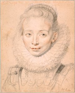 Peter Paul Rubens - Rubens's Daughter Clara Serena (So named Maid of Honor of Infanta Isabella) c. 1623 - Google Art Project