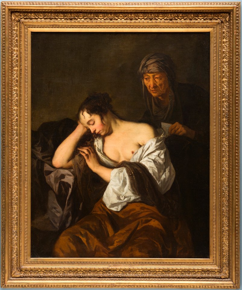 Peter Lely - The Letter - 53.80 - Detroit Institute of Arts