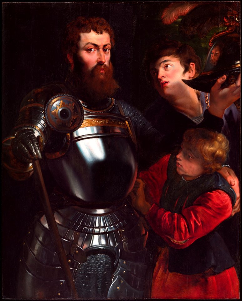 Peter Paul Rubens - Warrior with Two Pages - 79.16 - Detroit Institute of Arts