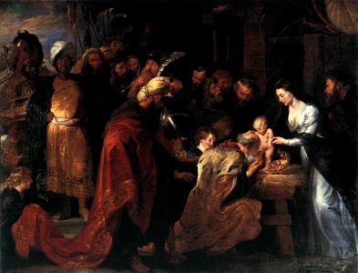 Peter Paul Rubens - Adoration of the Magi - WGA20231. Free illustration for personal and commercial use.