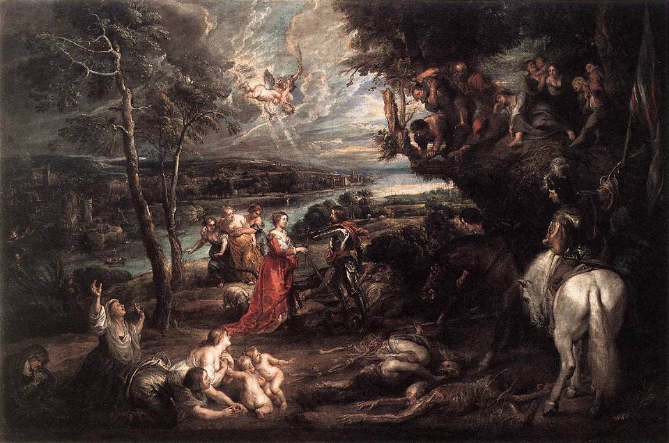 Peter Paul Rubens - Landscape with Saint George and the Dragon - WGA20401