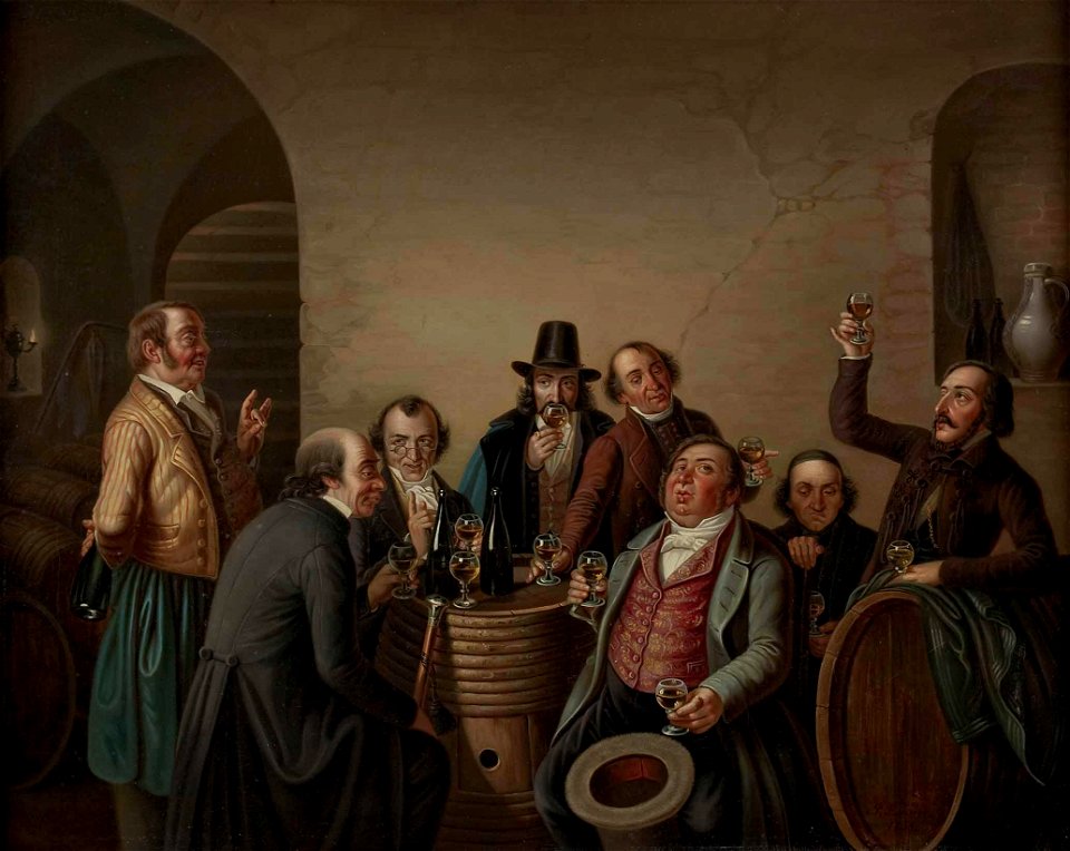 Peter Michael Bohun Die Weinverkostung 1838