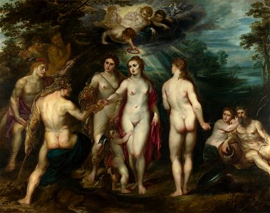Peter Paul Rubens - The Judgment of Paris - WGA20307. Free illustration for personal and commercial use.