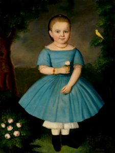 Peter Michal Bohúň - Dievčatko s ružou - O 7093 - Slovak National Gallery