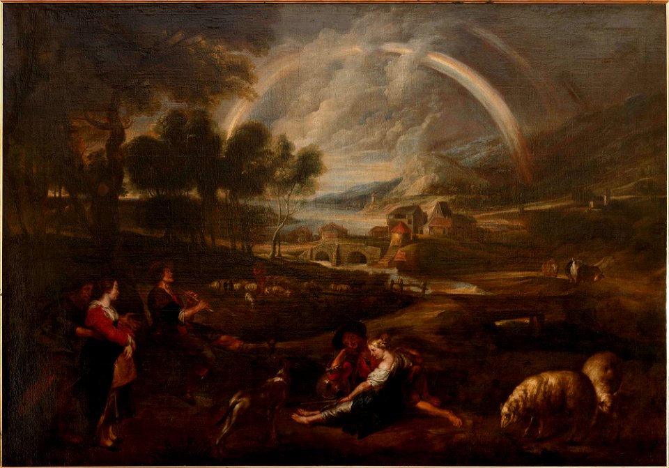 Peter Paul Rubens - Landscape with a rainbow - M.Ob.319 MNW - National Museum in Warsaw