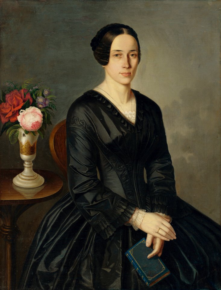 Peter Michal Bohúň - Podobizeň umelcovej manželky Žofie rod. Klonkayovej - O 10 - Slovak National Gallery