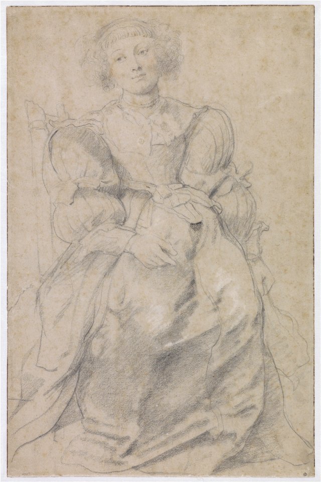 Peter Paul Rubens - Portrait of Hélène Fourment - Google Art Project