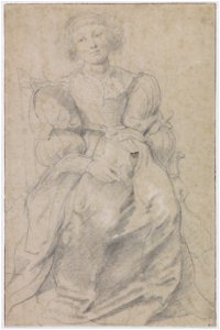 Peter Paul Rubens - Portrait of Hélène Fourment - Google Art Project