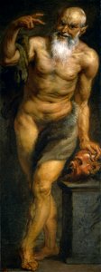 Peter Paul Rubens - Silenus, 1636-1638. Free illustration for personal and commercial use.