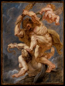 Peter Paul Rubens - Hercules as Heroic Virtue Overcoming Discord - 47.1543 - Museum of Fine Arts. Free illustration for personal and commercial use.