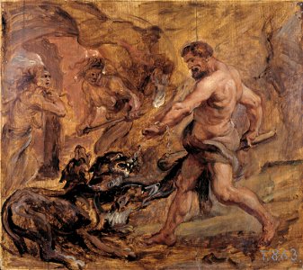 Peter Paul Rubens - Hercules and Cerberus, 1636