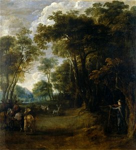 Peter Snayers - The hunt of Philip IV