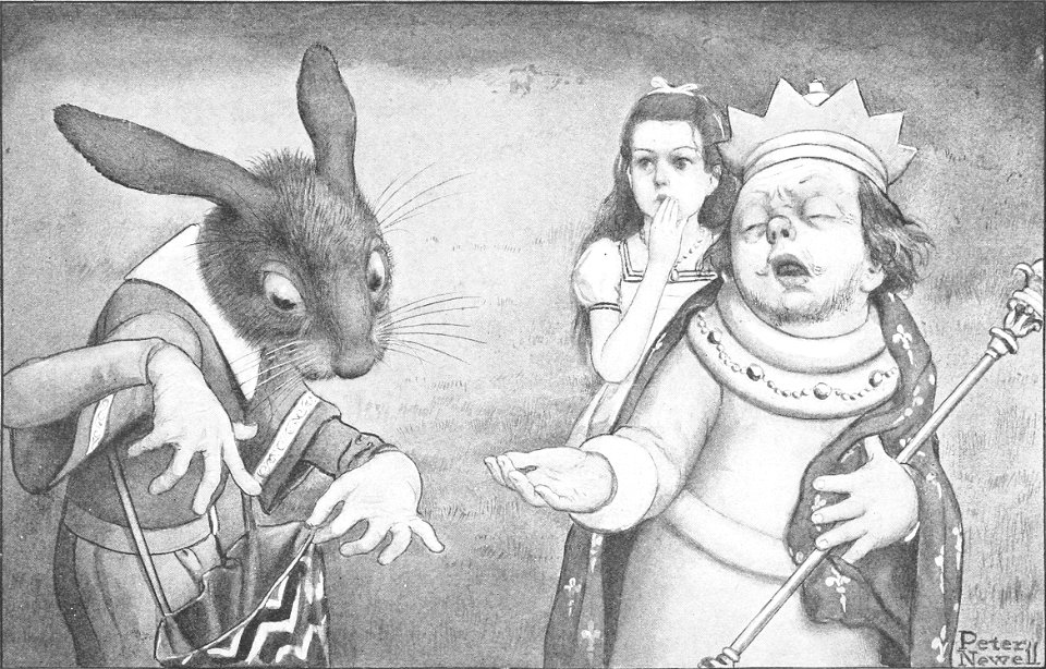 Peter Newell - Through the looking glass and what Alice found there 1902 - page 132