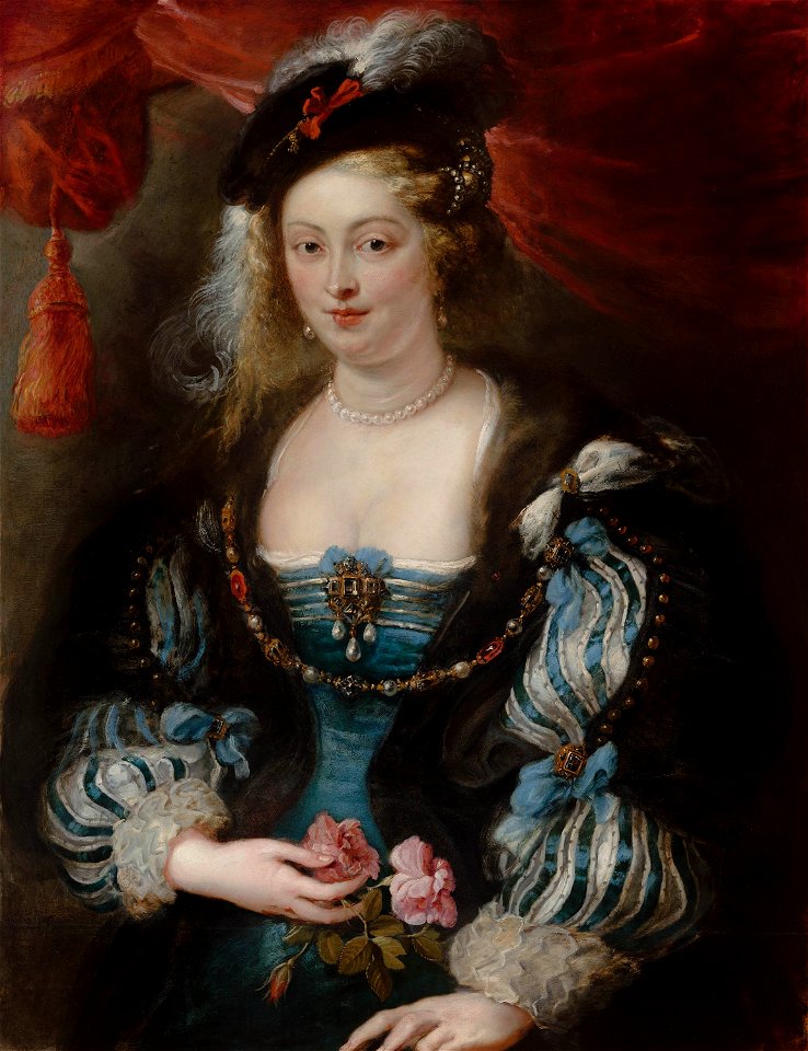 Peter Paul Rubens (en atelier), Portret van een jonge vrouw