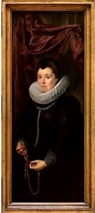Peter Paul Rubens - Portret van Adriana Perez., echtgenote van burgemeester Nicolaes Rockox van Antwerpen - 310 - Royal Museum of Fine Arts Antwerp. Free illustration for personal and commercial use.