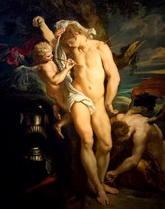 Peter Paul Rubens (1577-1640) De heilige Sebastiaan - Rubenshuis Antwerpen 27-09-2018. Free illustration for personal and commercial use.