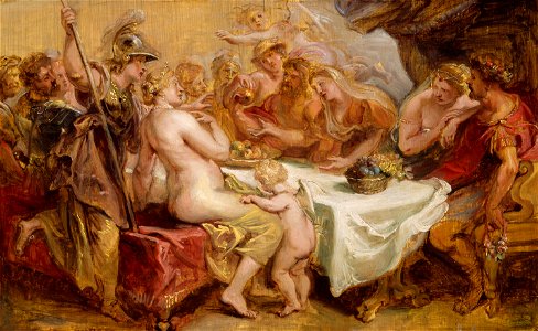 Peter Paul Rubens - The Wedding of Peleus and Thetis - 1947.108 - Art Institute of Chicago. Free illustration for personal and commercial use.