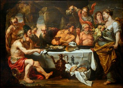 Peter Paul Rubens - Banquet d'Achéloüs. Free illustration for personal and commercial use.