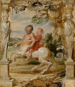 Peter Paul Rubens - Achilles Educated by the Centaur Chiron - Google Art Project. Free illustration for personal and commercial use.