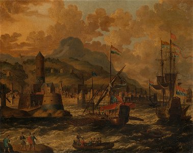 Peter van de Velde - Haven aan de Middellandse Zee - SA 1280 - Amsterdam Museum