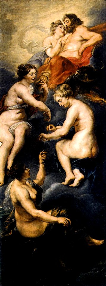 Peter Paul Rubens - The Fates Spinning Marie's Destiny - WGA20346