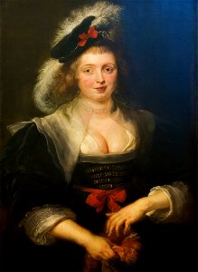 Peter Paul Rubens (1577-1640) Hélène Fourment met handschoen - Alte Pinakothek 25-01-2017