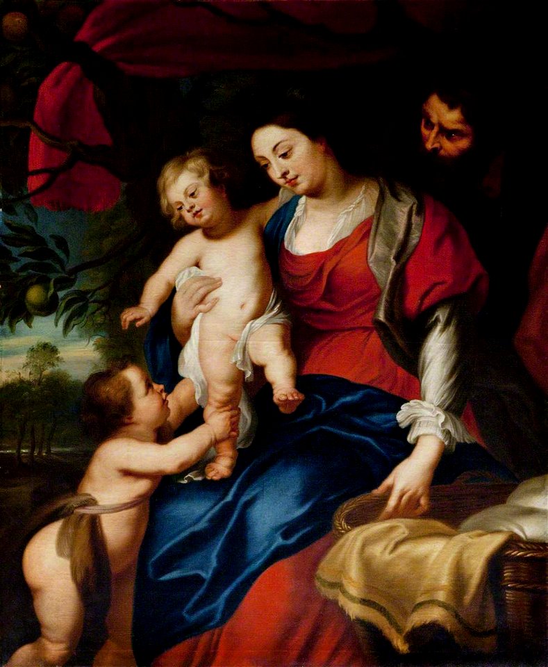 Peter Paul Rubens (1577-1640) (style of) - The Holy Family with Saint John the Baptist - 108908 - National Trust