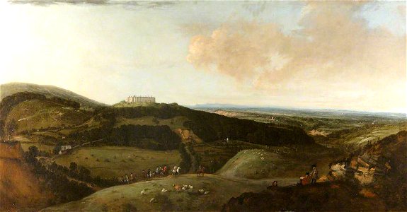 Peter Tillemans (1684-1734) - Chirk Castle from the South - 1171162 - National Trust