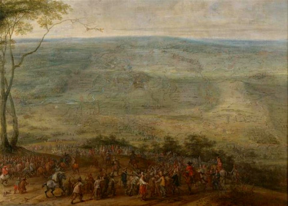 Peter Snayers - Het ontzet van Landrecies door de Spanjaarden onder Ottavio Piccolomini en aartshertog Leopold Wilhelm, 18 juni 1647 - GG 7388 - Kunsthistorisches Museum