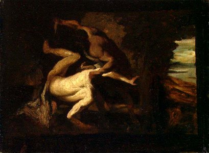 Eilif Peterssen - The Killing of Abel. Copy after Tintoretto - NG.M.01559 - National Museum of Art, Architecture and Design