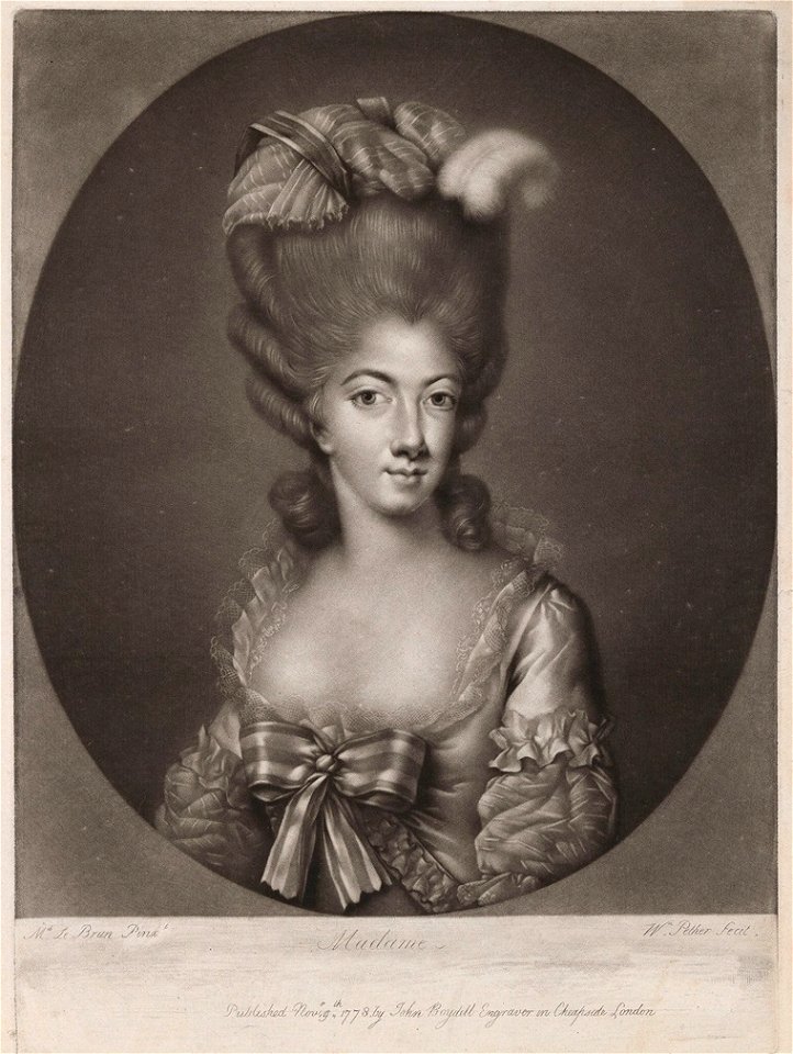 Pether after Vigée-Lebrun - Marie Joséphine of Savoy