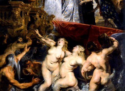 Peter Paul Rubens - The Landing of Marie de Médicis at Marseilles (detail) - WGA20338