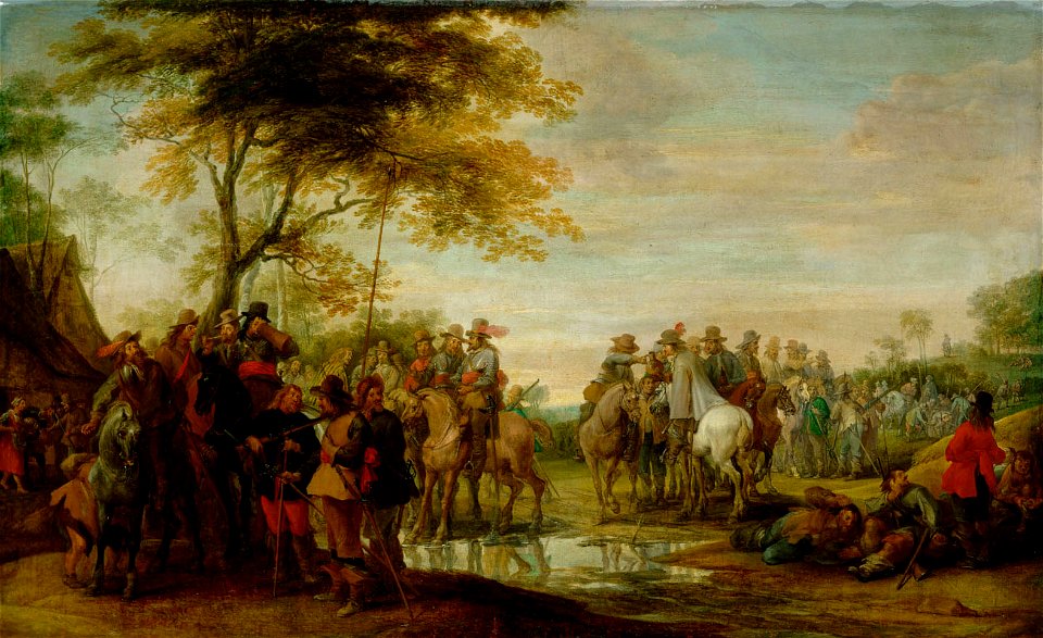 Peter Snayers - Cavalry troop