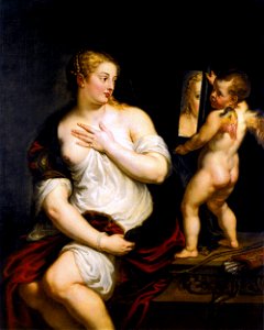Peter Paul Rubens - Venus at her Toilet - WGA20278. Free illustration for personal and commercial use.