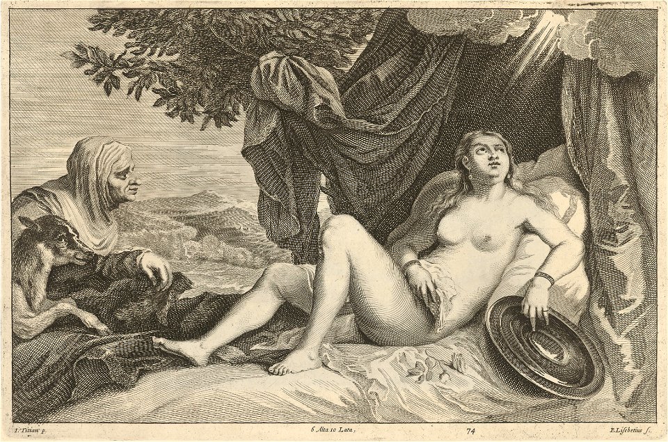 Peter van Lisebetten - Danae receiving the Shower of Gold SVK-SNG.G 11965-75