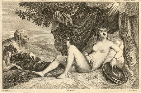 Peter van Lisebetten - Danae receiving the Shower of Gold SVK-SNG.G 11965-75