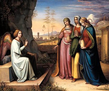 Peter von Cornelius - The Three Marys at the Tomb - WGA05274