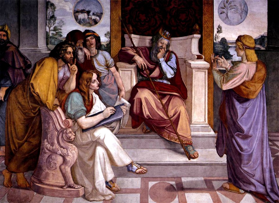 Peter von Cornelius - Joseph Interpreting Pharaoh's Dream - WGA05271