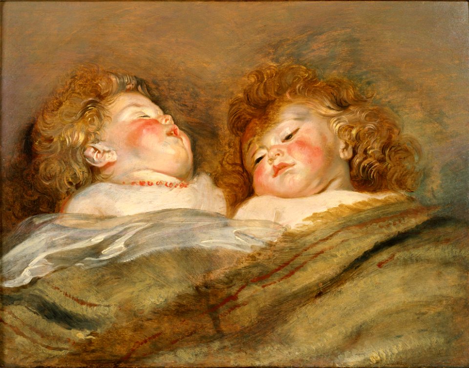 Peter Paul Rubens - Two Sleeping Children - Google Art Project