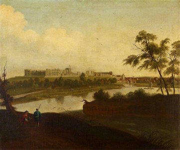 Peter Tillemans (1684-1734) (style of) - View of Windsor Castle from the River Thames - 515651 - National Trust