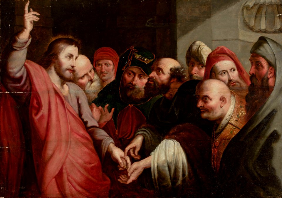 Peter Paul Rubens - Tribute penny (Matthew 22-15–22, Mark 12-13–17, Luke 20-21–26) - 184237 MNW - National Museum in Warsaw