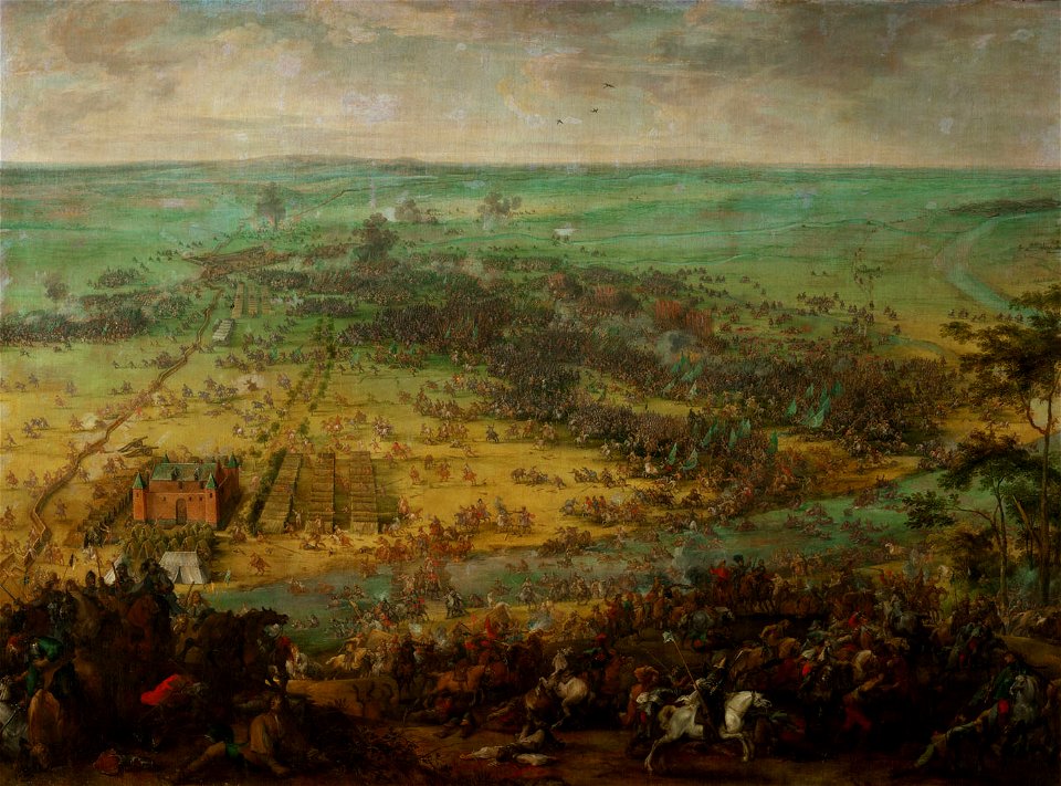 Peter Snayers - The defeat at Grancourt, 1639