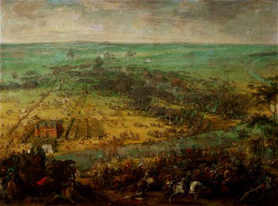 Peter Snayers - The defeat at Grancourt, 1639
