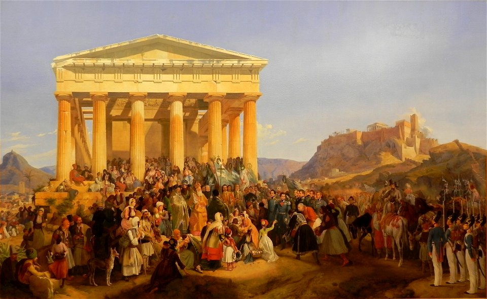 Peter v Hess Empfang König Otto (1)
