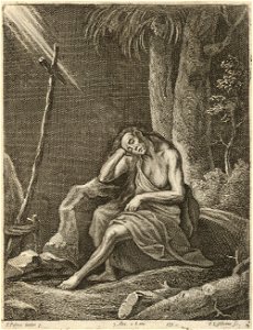 Peter van Lisebetten - Saint Mary of Egypt in the Desert SVK-SNG.G 11965-174