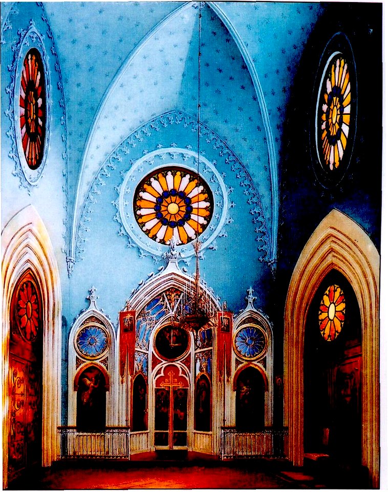 Petergof Cerkov Alexandra Nevskogo 1855